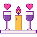 food and restaurant,light,alcoholic,wine,alcoholic drinks,celebration,candle,candle light,romantic dinner ok 